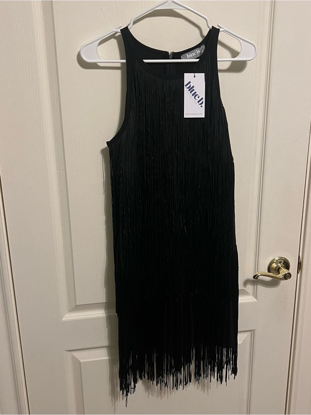 boutique blue b. collection fringe dress
